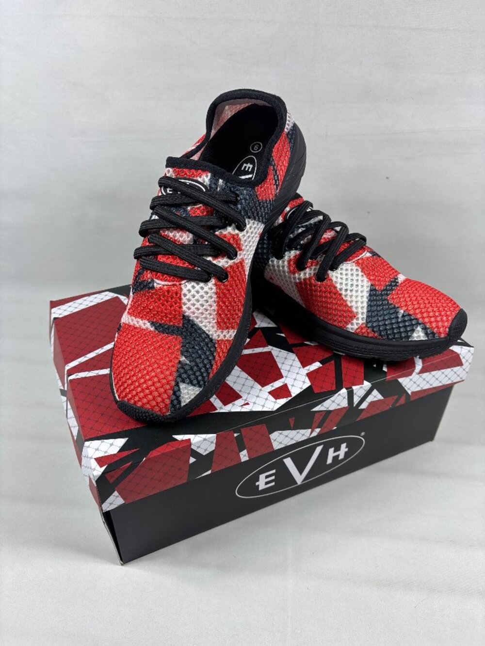 EVH Eddie Van Halen Frankenstein Mesh Shoes Mens 9 Womens 11  NEW WITH BOX